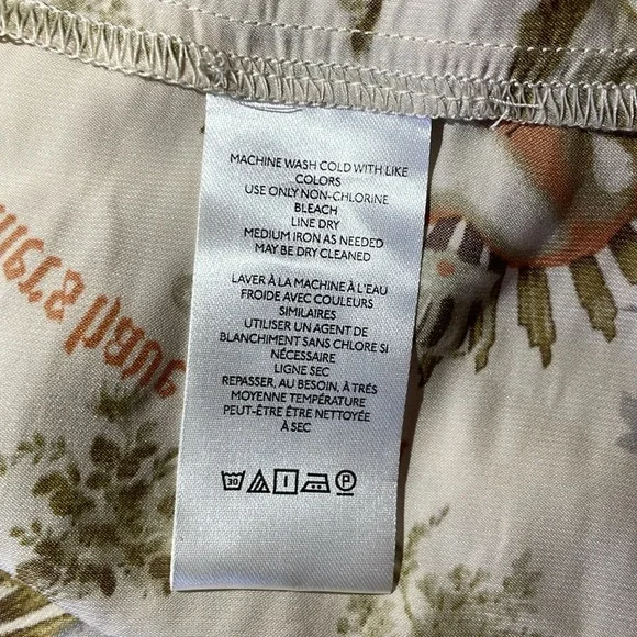 NWT Kimchi Blue Cream, Gray & Gold Skirt. Size Medium. - Picture 5 of 6